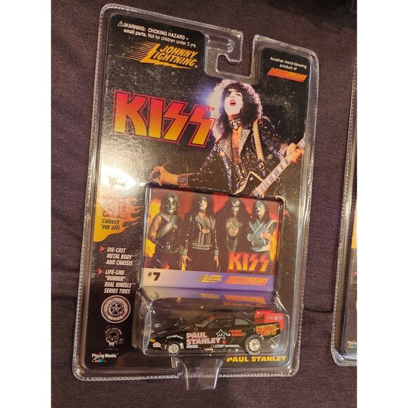 Vintage KISS Johnny Lightning Dragster Cars LOT OF 5 In Box 1997 Rare Toys - Picture 2 of 12